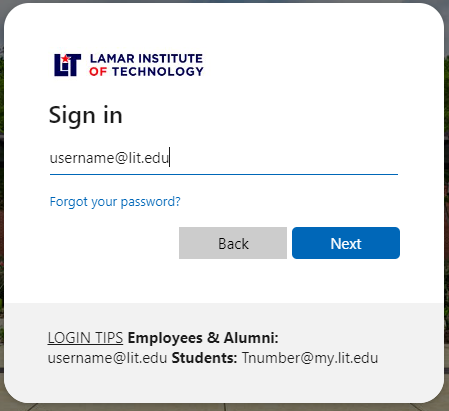 Employee Login Example